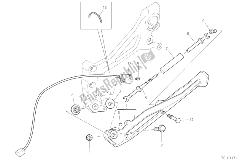 Toutes les pièces pour le Supporter du Ducati Superbike Panigale V4 S Corse USA 1100 2019